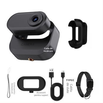 Aparat de acțiune compact pentru sporturi în aer liber, înregistrare video 1080P HD, ecran LCD de 1,47 inch, stocare pe card TF, DM-10, autonomie baterie 2–3 ore