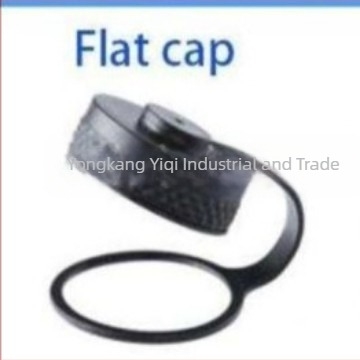 Sticlă de băut cu capac transparent de protecție împotriva prafului, mâner cu șurub rabatabil, capac pentru paiul de băut direct și gură din silicon — Material: Plastic; Imprimare logo disponibilă; Personalizare: Da; Calitate premium; Stil modern minimalis