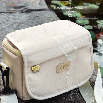 Geantă pentru cameră din PU pentru camere mirrorless, stil geantă de umăr, depozitare acasă, lansare primăvara 2025