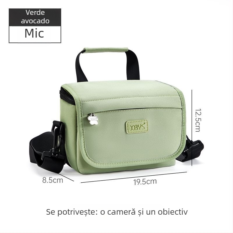 Geantă pentru cameră din PU pentru camere mirrorless, stil geantă de umăr, depozitare acasă, lansare primăvara 2025