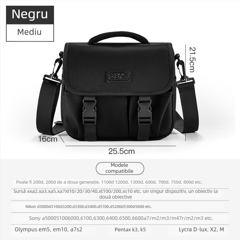 Geantă pentru cameră din PU pentru camere mirrorless, stil geantă de umăr, depozitare acasă, lansare primăvara 2025