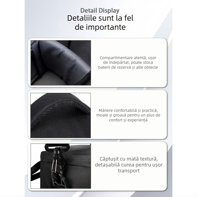 Geantă crossbody pentru Canon G7X3, material Oxford, unisex, primăvara 2025