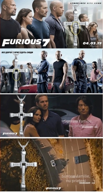 Colier din argint S925 cu pandantiv cruce, unisex, stil coreean, origine Zhejiang