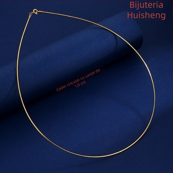 Colier – Argint 925, lanț șarpe, design geometric, unisex