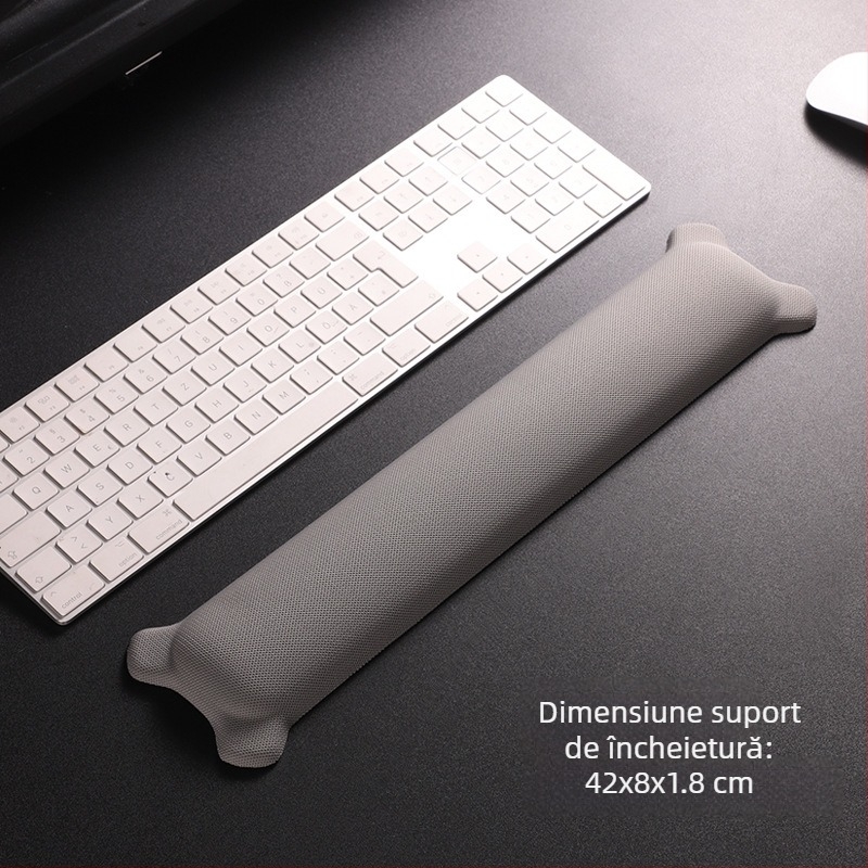 Padă de mouse mică, din textile, cu sprijin pentru încheietură, imprimare prin transfer termic, logo disponibil