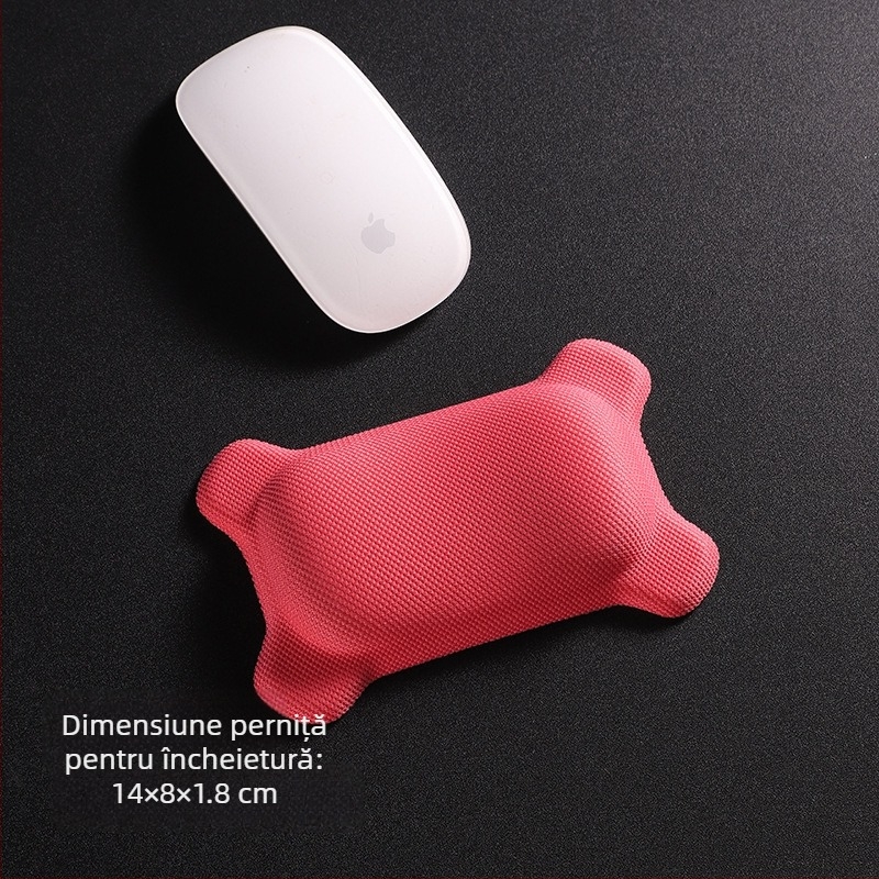 Padă de mouse mică, din textile, cu sprijin pentru încheietură, imprimare prin transfer termic, logo disponibil