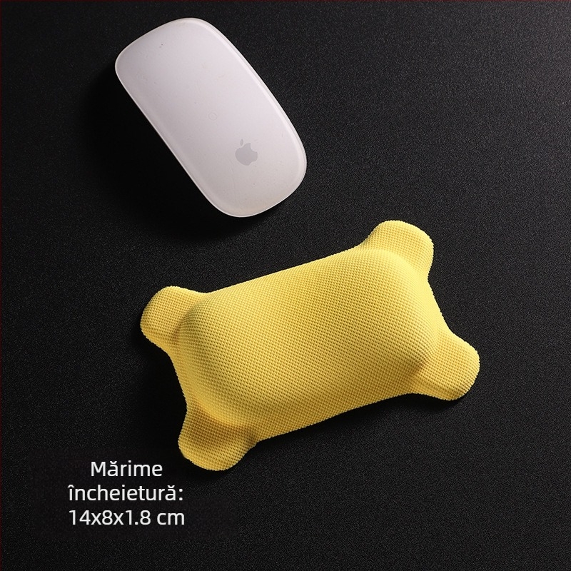 Padă de mouse mică, din textile, cu sprijin pentru încheietură, imprimare prin transfer termic, logo disponibil