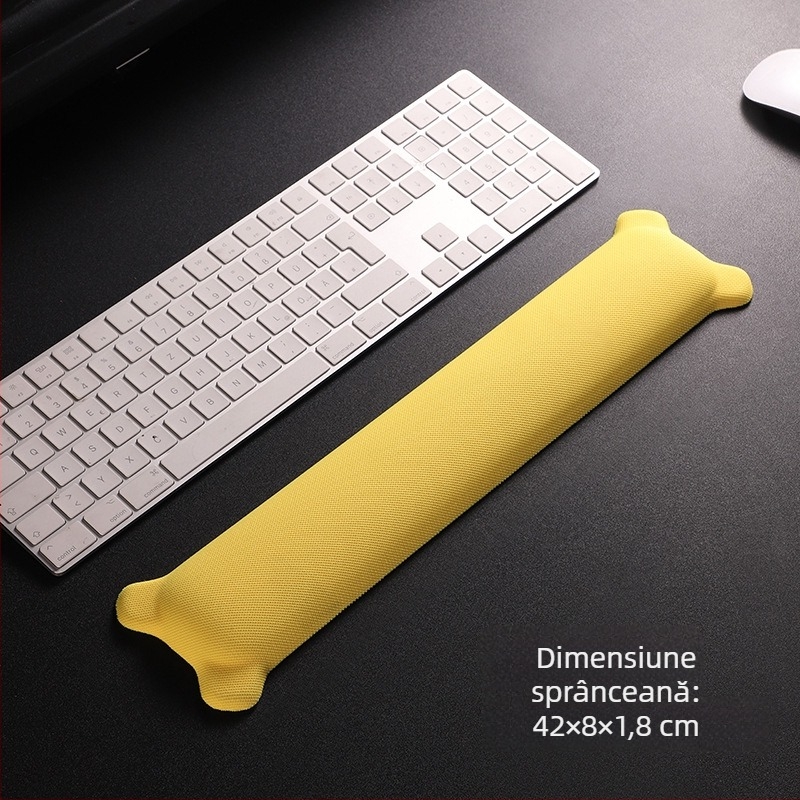 Padă de mouse mică, din textile, cu sprijin pentru încheietură, imprimare prin transfer termic, logo disponibil