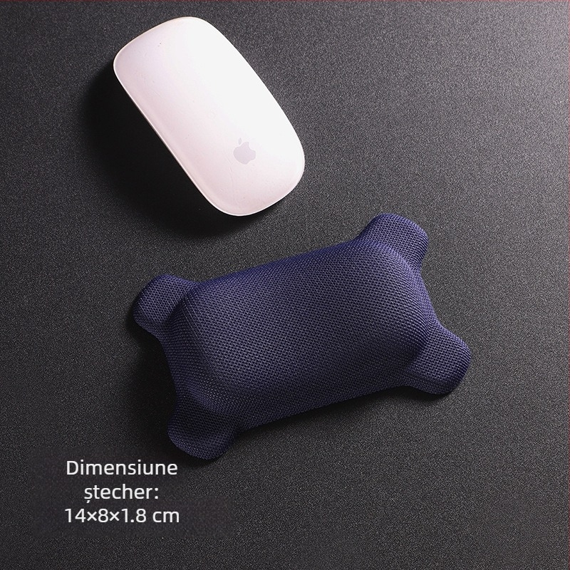 Padă de mouse mică, din textile, cu sprijin pentru încheietură, imprimare prin transfer termic, logo disponibil