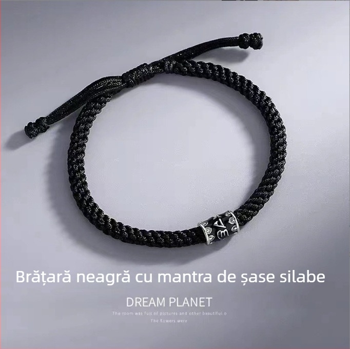 Brățară DIY din sfoară țesută, unisex, stil religie/totem, mărgele epoxy cu placare electrolitică, originea Shanwei