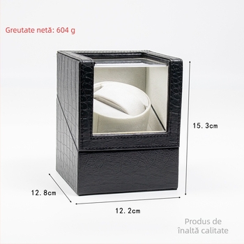 Rotitor electric pentru ceasuri, textură piele crocodil cu model, cu o singură axă, cutie de 50 bucăți