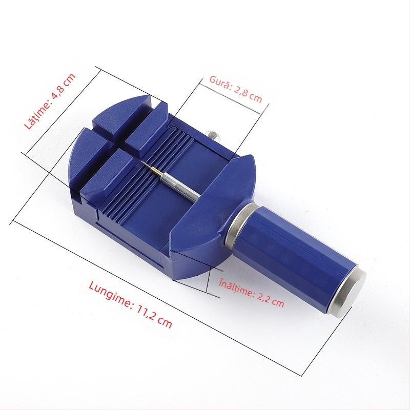 Unealtă multifuncțională pentru îndepărtarea și reglarea curelei metalice a ceasului – tăietor pentru brățară din oțel, 500 buc./ambalaj, marca Zheng Zhi Table Match, Primăvara 2023