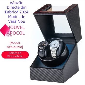 Cutie de învârtire pentru ceasuri (Watch Winder), mecanică, motor silențios, 12 buc./cutie, brand Dianyue, lansare iarna 2022