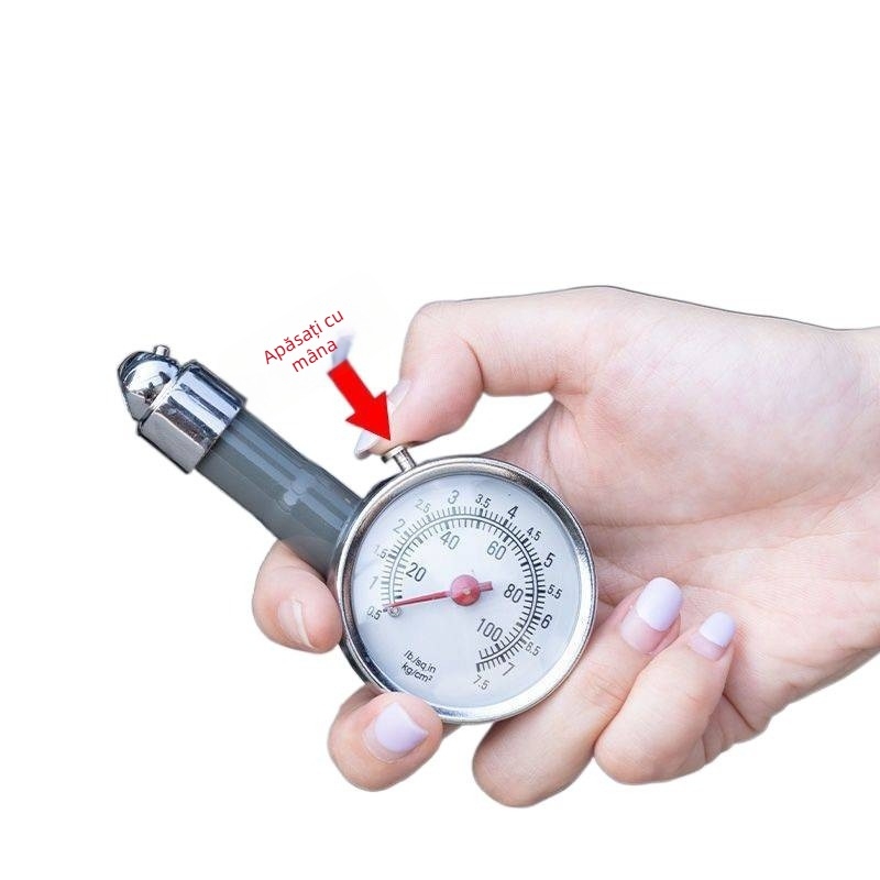 Manometru de presiune a anvelopei – portabil, măsurare de înaltă precizie (220V, Marcă Unique)