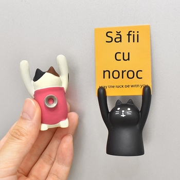 Ceas de frigider 3D – magnet cu folie de aluminiu, stil cultural și creativ, potrivit ca un cadou de sărbători sau cadou de afaceri, fără personalizare