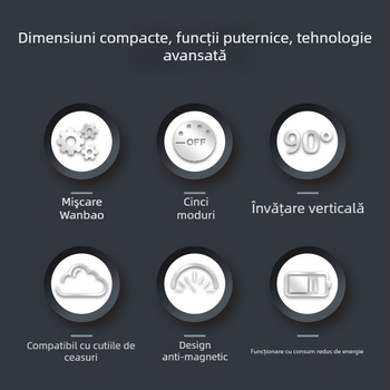 ZG-2W Rotitor Automat pentru Ceasuri, cu Textură Lemnoasă, pentru Ceasuri Mecanice, Cutie de Depozitare