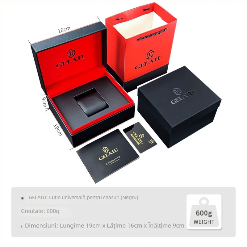 Cutie cadou pentru ceas Oupinke, personalizare siglă, comenzi en gros, ediție vară 2023