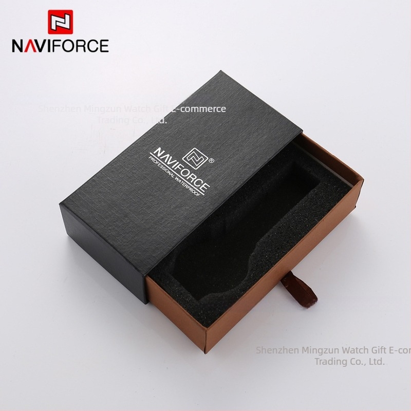 Cutie pentru ceas Naviforce Lingxiang – ambalaj 100 bucăți, Logo imprimat, Brand Naviforce/Leingxiang
