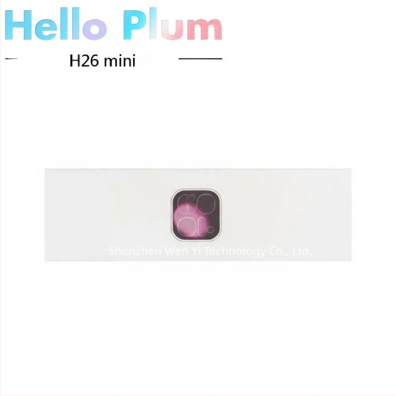 Ceas inteligent Hello Plum H26Mini – ecran AMOLED, memorie de 1GB, NFC și apeluri Bluetooth, monitorizare sănătate (ritm cardiac, oxigen în sânge, somn), încărcare wireless