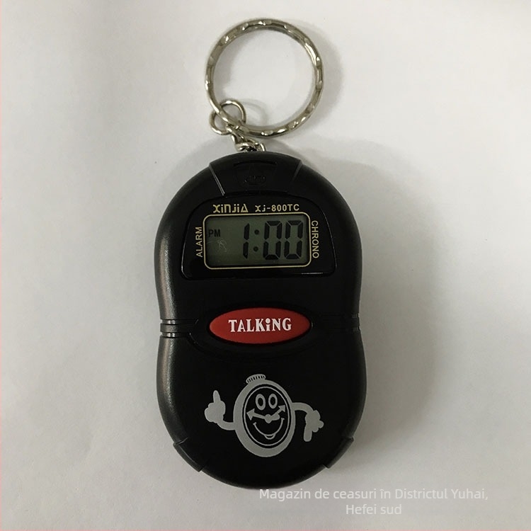 Ceas vorbitor XJ800TC, afișaj numeric, mecanism electronic, afișaj săptămânal, alarmă, calendar, afișaj 24 de ore