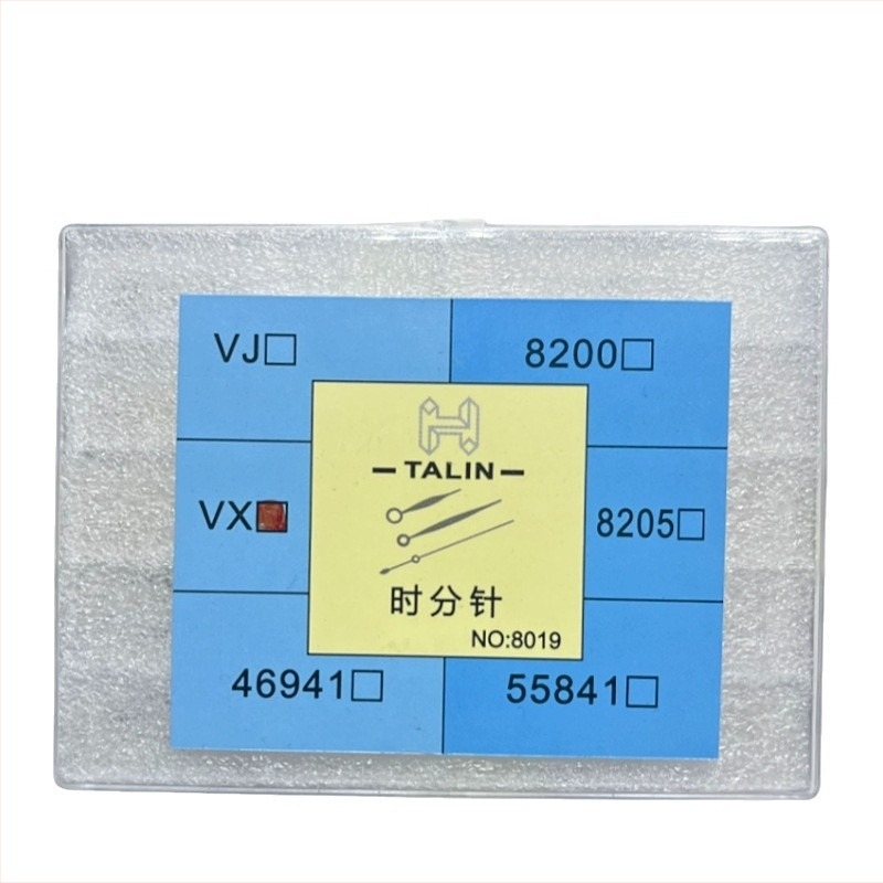 Talin VX pini pentru mecanism cu indicator luminos – Ora, Minute și Secunde – Set de 3 pini, Cutie 300, Model 8019, Vara 2024