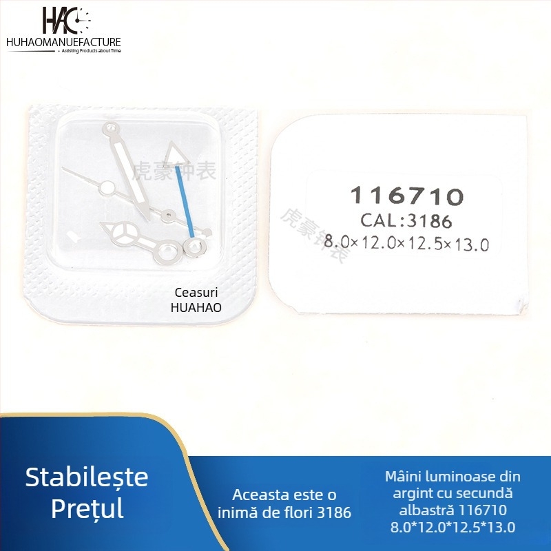 Accesorii pentru acele ceasului, Mecanism 3186, Patru Ace luminoase, Compatibilitate calendar, Lansare vara 2021