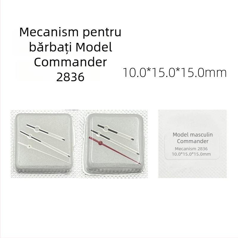 Set de ace pentru ceas cu mecanisme 2824/2836, ace luminoase pentru oră, minut și secundă – compatibil Commander