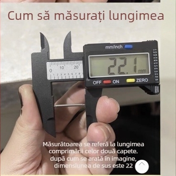 Știfturi din oțel inoxidabil pentru curea de ceas, capete duble, pachet 1000 buc.