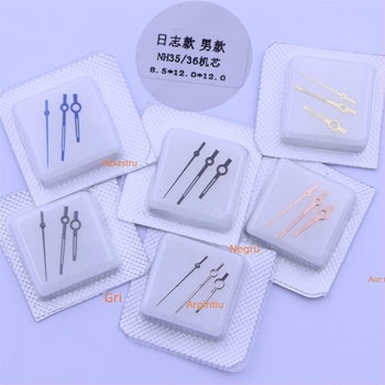 Set de ace pentru ceas – Seria Log, pentru mecanisme NH35/NH36 (oră, minut, secundă) pentru ceasuri de bărbați