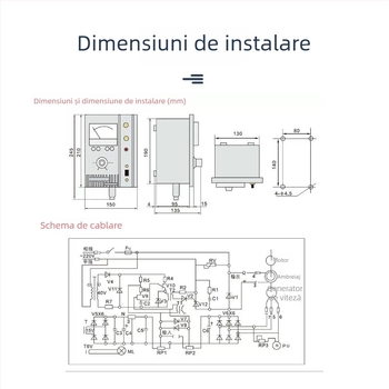 Delixi Electric JD1A controler pentru motor AC, tip indicator, reglare electromagnetică a vitezei, tensiune joasă