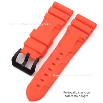 Brățară de ceas din silicon compatibilă cu Panerai PAM0061/PAM111 — cod Lightning, lansare Primăvara 2024
