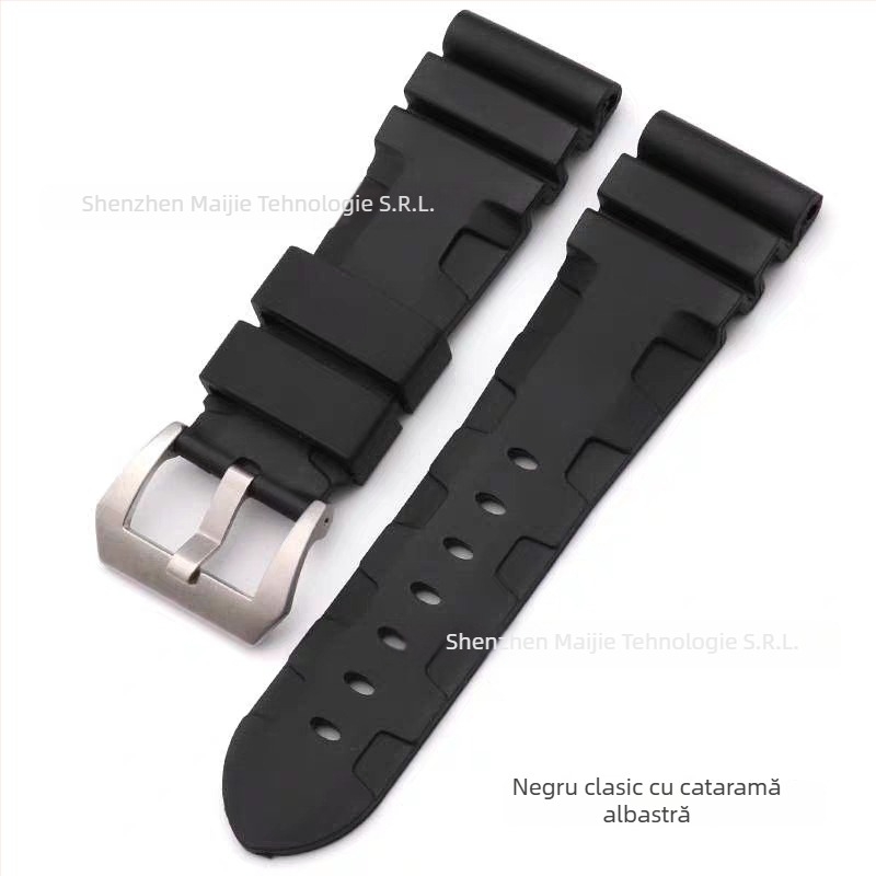 Brățară de ceas din silicon compatibilă cu Panerai PAM0061/PAM111 — cod Lightning, lansare Primăvara 2024