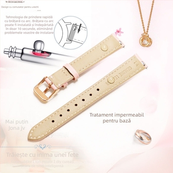 Bratara pentru ceas din piele naturala - unisex | Stil universal, stil urban fashion | Vara 2024