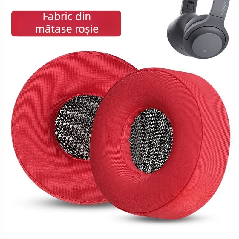 Carcasă din piele sintetică pentru căști Sony WH-H800, piele sintetică, confortabilă și moale, mostre personalizabile