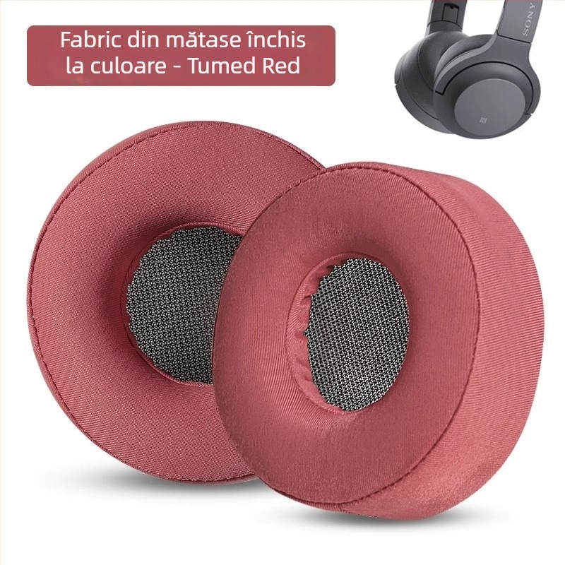 Carcasă din piele sintetică pentru căști Sony WH-H800, piele sintetică, confortabilă și moale, mostre personalizabile