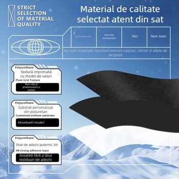 Husă protectoare din piele anti-aderentă pentru mâner Feizhi Ice Wolf 4 – textură în carouri, absorbție a transpirației, rezistență la abraziune