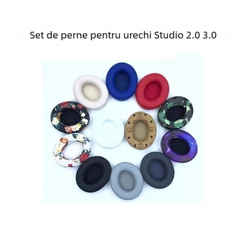 Husă din piele pentru pernele Beats Studio 2.0/3.0 – piele proteică, confortabilă și moale