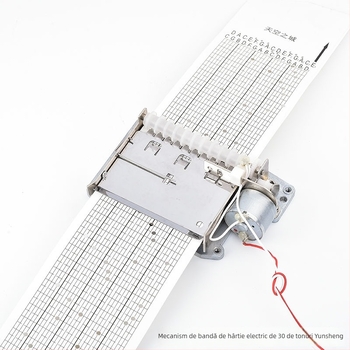 Jiyun Mecanică de muzică pentru cutie muzicală, acționare manuală, bandă de hârtie, aliaj de zinc, imprimare, accesorii DIY pentru jucării