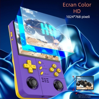 Consolă portabilă de jocuri cu Linux open-source, retro, cu joystick dublu, 64/128 GB, ieșire 720p