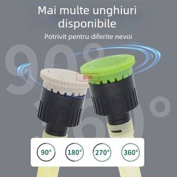 Duză subterană de irigare pentru grădină cu lift telescopic automat — din plastic tehnic, pulverizare stabilă și uniformă, potrivită pentru grădină de casă, producție agricolă și spații verzi publice.