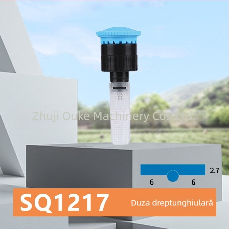 Duză subterană de irigare pentru grădină cu lift telescopic automat — din plastic tehnic, pulverizare stabilă și uniformă, potrivită pentru grădină de casă, producție agricolă și spații verzi publice.