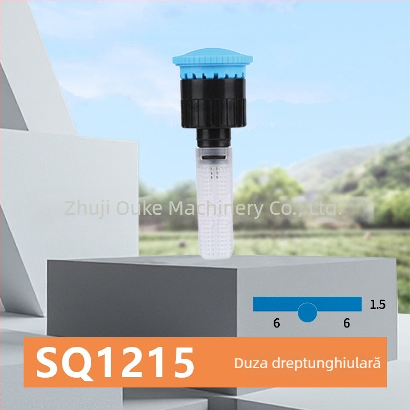 Duză subterană de irigare pentru grădină cu lift telescopic automat — din plastic tehnic, pulverizare stabilă și uniformă, potrivită pentru grădină de casă, producție agricolă și spații verzi publice.