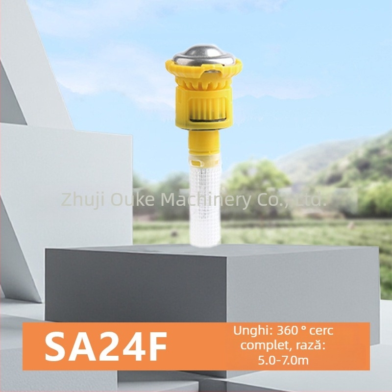 Duză subterană de irigare pentru grădină cu lift telescopic automat — din plastic tehnic, pulverizare stabilă și uniformă, potrivită pentru grădină de casă, producție agricolă și spații verzi publice.