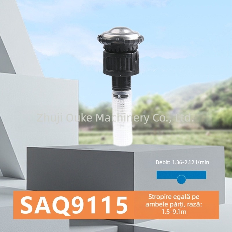 Duză subterană de irigare pentru grădină cu lift telescopic automat — din plastic tehnic, pulverizare stabilă și uniformă, potrivită pentru grădină de casă, producție agricolă și spații verzi publice.