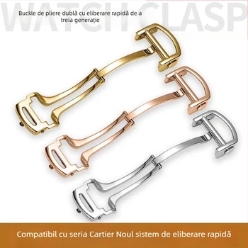 Inel inoxidabil - cataramă de curea pentru ceas cu eliberare rapidă, cataramă tip curea, 1000 bucăți per cutie, Toamnă 2021