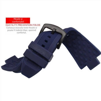 Curea de cauciuc pentru ceas Michael Kors MK, pentru bărbați, compatibilă cu ceasuri MK, stil sport