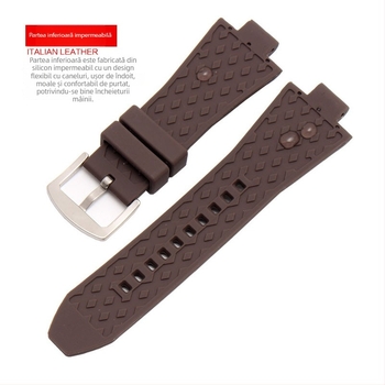 Curea de cauciuc pentru ceas Michael Kors MK, pentru bărbați, compatibilă cu ceasuri MK, stil sport