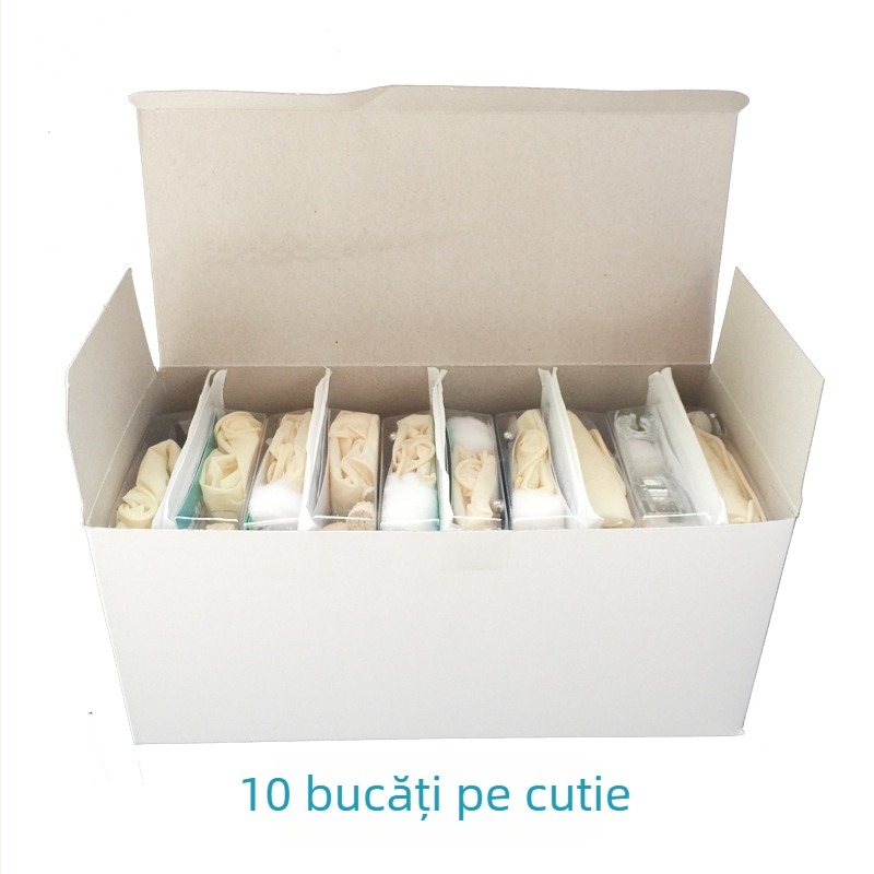 Set steril de instrumente pentru piercing, din metal, cu pietre prețioase, design geometric; unisex, ambalare individuală, personalizare disponibilă