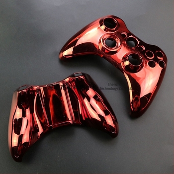 Carcasă pentru controler Xbox 360 fără fir – finisaj placat cu aur, set complet cu butoane (greutate 120 g)