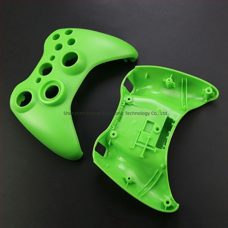 Carcasă pentru controler Xbox 360 fără fir – finisaj placat cu aur, set complet cu butoane (greutate 120 g)